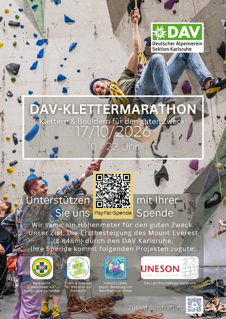 DAV Karlsruhe Klettermarathon